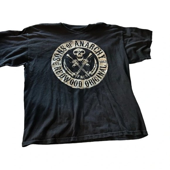 Sons Of Anarchy men's size XL black t-shirt with logo - Picture 1 of 3